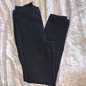 Garage skinny black jeans.